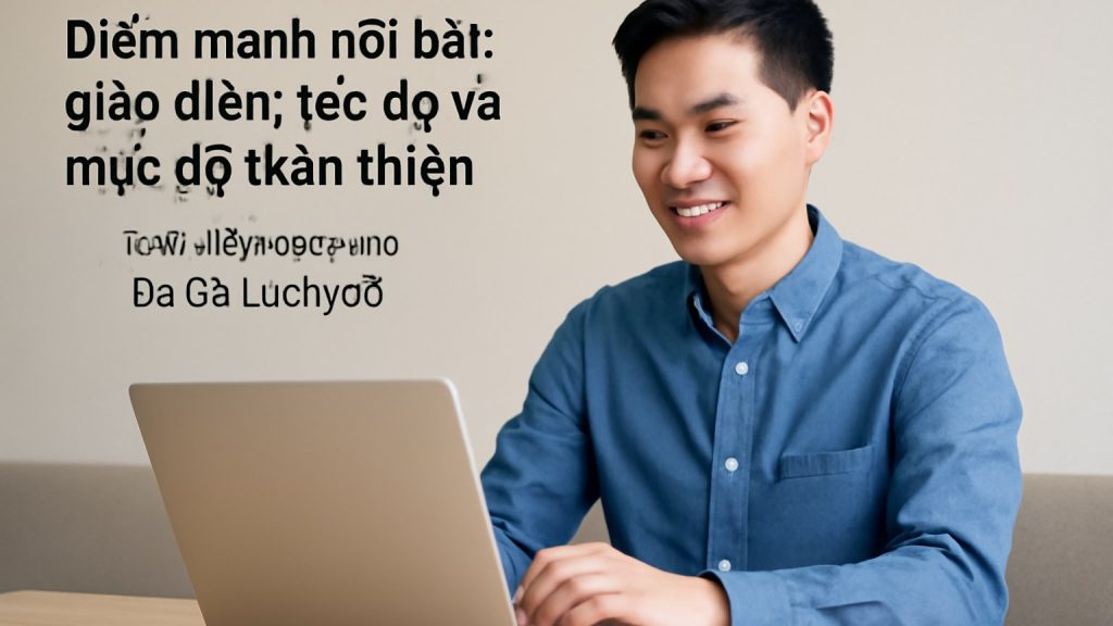 Điểm mạnh nổi bật: giao diện, tốc độ và mức độ thân thiện Minh họa: Điểm mạnh nổi bật: giao diện, tốc độ và mức độ thân thiện