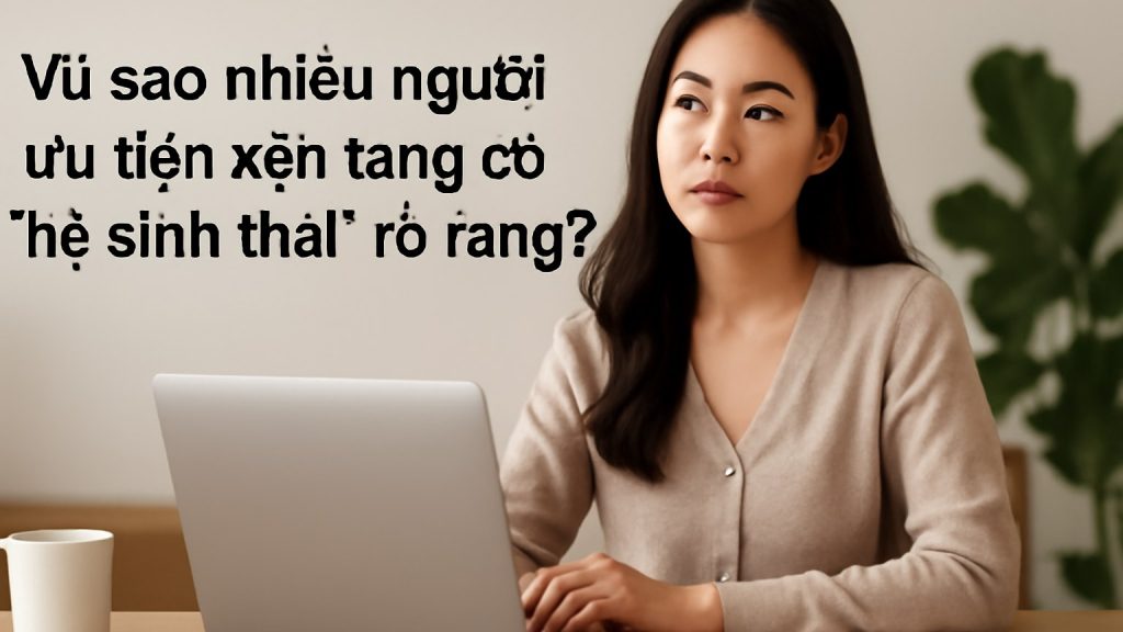 Vì sao nhiều người ưu tiên nền tảng có “hệ sinh thái” rõ ràng? Minh họa: Vì sao nhiều người ưu tiên nền tảng có “hệ sinh thái” rõ ràng?