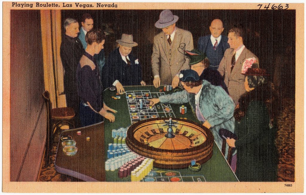 Người chơi tại bàn roulette