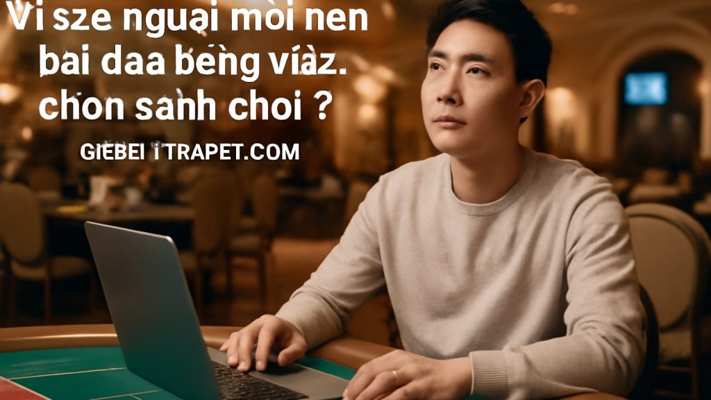 Minh họa: Vì sao người mới nên bắt đầu bằng việc chọn sảnh chơi?
